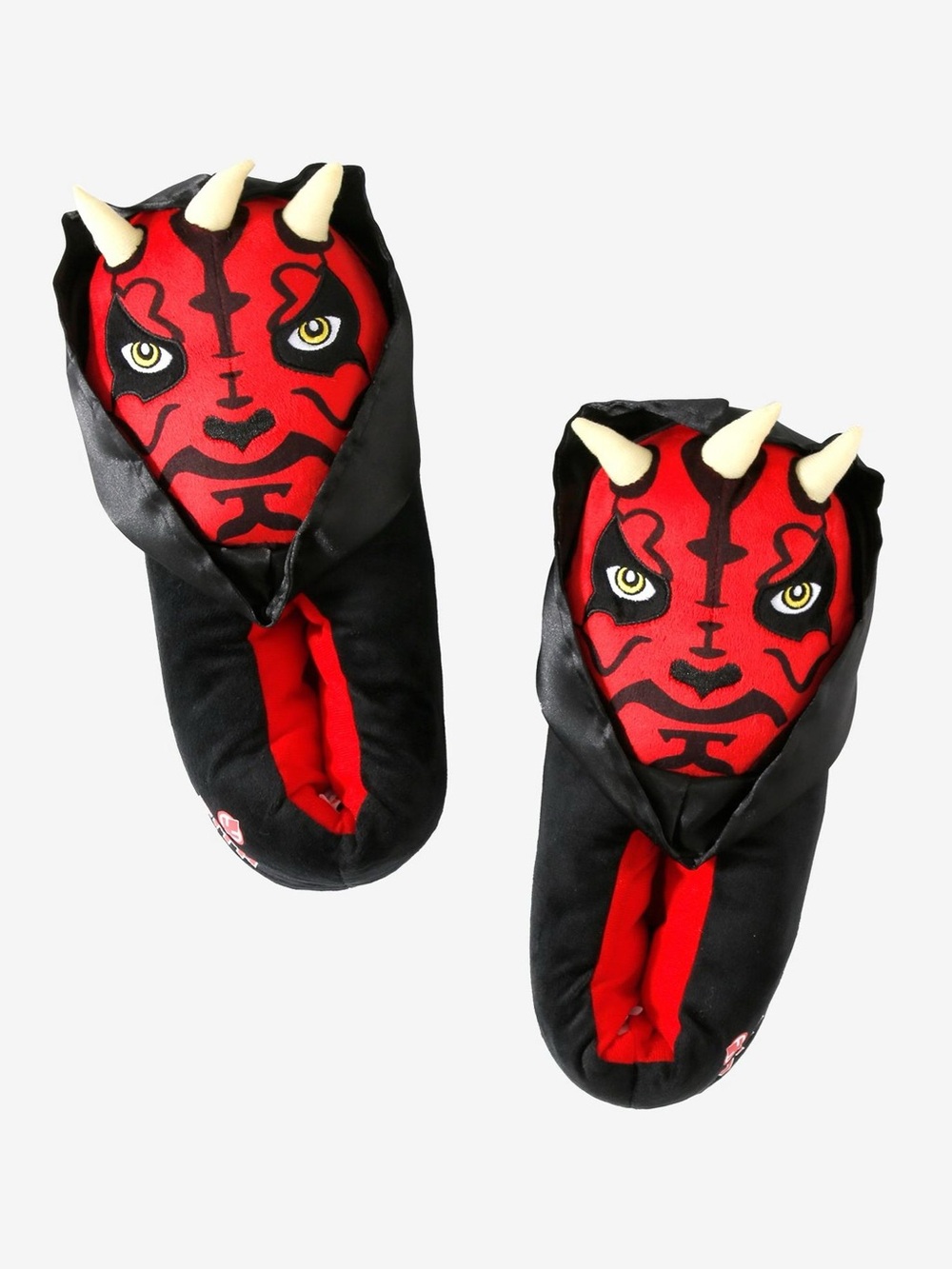 Star Wars Darth Maul 3D Plush Slippers Size Medium NEW
